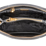Prada Black Saffiano Leather Small Promenade Handbag