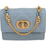 Christian Dior Cannage Calfskin Leather Miss Caro Micro Crossbody Bag