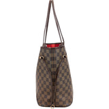 Louis Vuitton Monogram Damier Ebene Neverfull MM Shoulder Bag