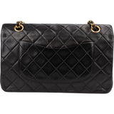 Chanel Quilted Lambskin Medium 24K Gold Double Flap Shoulder Bag