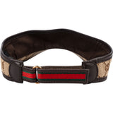 Gucci Monogram GG Canvas Tennis Sun Visor Cap