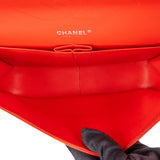 Chanel Quilted Patent Leather Jumbo Double Flap Crossbody Bag