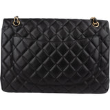 Chanel Quilted Lambskin Maxi Single Flap Crossbody Bag xx Datacode - vintageandkickz
