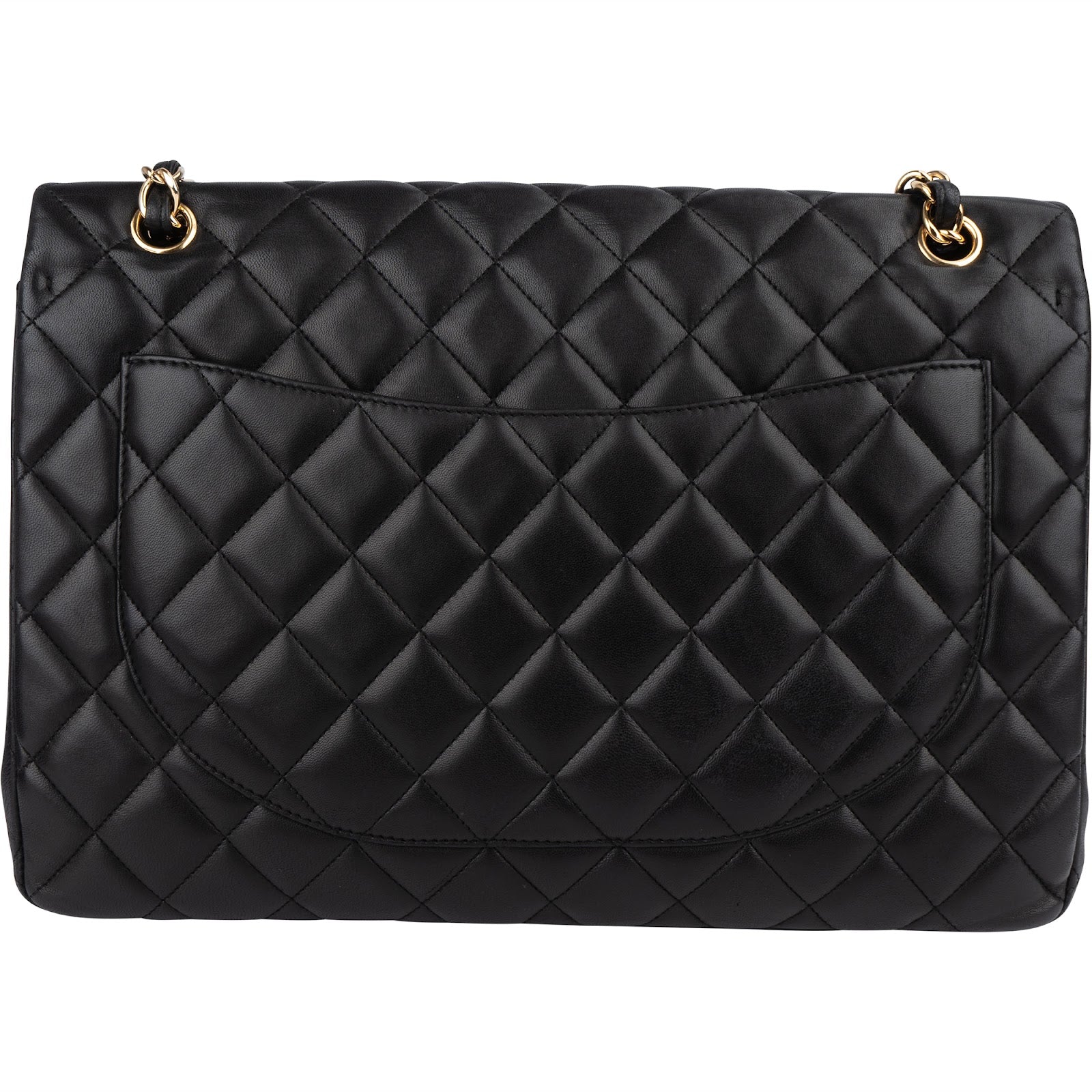 Chanel Quilted Lambskin Maxi Single Flap Crossbody Bag xx Datacode - vintageandkickz