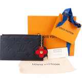 Louis Vuitton Monogram Empreinte Leather Porte Cartes Mini Wallet