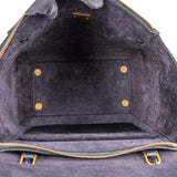 Céline Black Grained Calfskin Belt Handbag