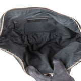 Alexander McQueen Black Leather De Manta Lip Clutch
