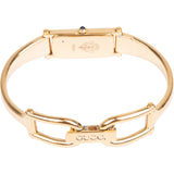 Gucci Gold Tone 1500 Bangle Women Watch