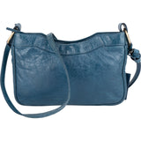 Balenciaga Blue Leather Classic Hip Crossbody Bag