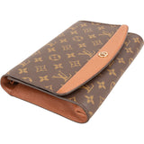 Louis Vuitton Monogram Canvas Pochette Bordeaux Clutch Bag