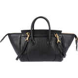 Celine Grained Calfskin Luggage East West Nano Handbag