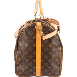 Louis Vuitton Monogram Canvas Keepall 55 Bandoulière Travel Bag
