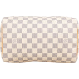 Louis Vuitton Monogram Damier Azur Speedy 25 Handbag