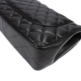 Chanel Quilted Lambskin Jumbo Double Flap Crossbody Bag