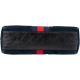 Gucci Suede Ophidia GG Embroidered Dragon Crossbody Bag