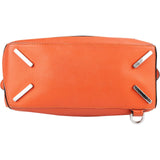 Loewe Orange Leather Puzzle Crossbody Handbag
