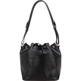 Louis Vuitton Noir Epi Leather Sac Noé Petit Shoulder Bag