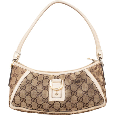 [🔄️B09 / F11] Gucci Monogram GG Canvas Abbey Shoulder Handbag - vintageandkickz
