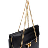 Gucci Black Leather Vintage Handbag