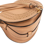 Chloé Grained Calfskin Marcie Small Saddle Crossbody Bag