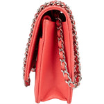 Chanel Caviar Leather CC Wallet On Chain Crossbody Bag - vintageandkickz