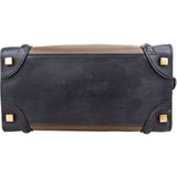 Céline Tricolor Leather Luggage Handbag