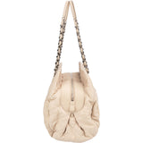 Chanel Quilted Iridescent Calfskin Bowling CC Shoulder Bag