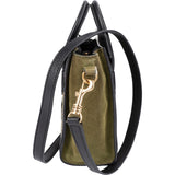 Céline Tricolor Python Suede Luggage Nano Crossbody Bag