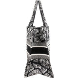 Christian Dior Trotter Monogram Jacquard Mayu Embroidered Plan de Paris Book Tote Handbag