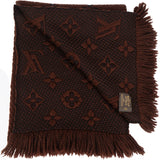 Louis Vuitton Wool Monogram Logomania Schal Scarf