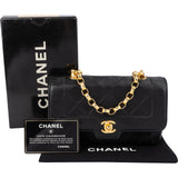Chanel Quilted Lambskin 24K Gold Single Flap Crossbody Bag