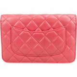 Chanel Quilted Lambskin Wallet On Chain Crossbody Bag