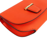 Hermès Orange Clemence Leather Convoyeur Crossbody Bag