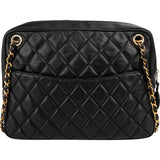Chanel Quilted Lambskin CC Camera Crossbody Bag