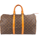 Louis Vuitton Monogram Canvas Keepall 45 Travel Bag
