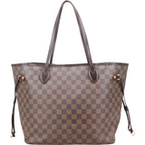 Louis Vuitton Monogram Damier Ebene Neverfull MM Shoulder Bag