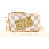 Louis Vuitton Monogram Damier Azur Illustre World Tour Large Key Wallet