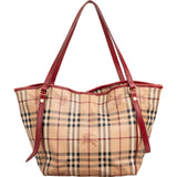Burberry Nova-Check Haymarket Check Tote Shoulder Bag