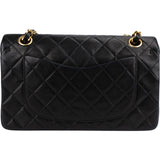 Chanel Quilted Lambskin 24K Gold Small Double Flap Shoulder Bag