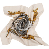 Hermès Marine & Cavalerie Silk Carre 90 Scarf Tuch