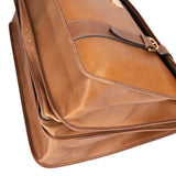 Gucci Leather Vintage Web Stripe Briefcase 55 Travel Bag