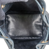 Chanel Caviar Leather CC Drawstring Bucket Crossbody Bag