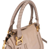 Chloé Grained Leather Marcie Porte Epaule Hobo Handbag