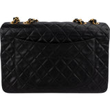 Chanel Quilted Lambskin 24K Gold Maxi Single Flap Crossbody Bag