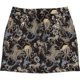 Louis Vuitton Multicolor Black Jacquard Jellyfish Print Zipper Sample Skirt (FR 34 / DE 32)