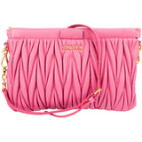 Miu Miu Matelassé Nappa Leather Clutch Crossbody Bag