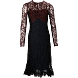 Louis Vuitton Multicolor Lace Fringed Longsleeve Dress Set (FR 36 / DE 34)