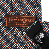 Yves Saint Laurent Dot Patterned Silk Tie Krawatte