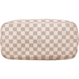 Louis Vuitton Monogram Damier Azur Canvas Neverfull MM Shoulder Bag