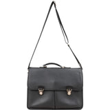 Louis Vuitton Noir Taiga Leather Alexei Anton Business Handbag